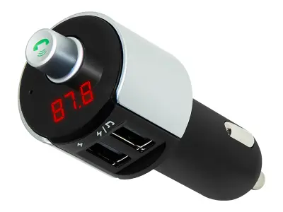 Bluetooth 5.0 auto FM transmiter 2x USB 12V 2