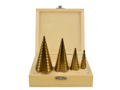 Set 4x HSS konusnih bušilica, konus, smreka 4-39mm - svrdla