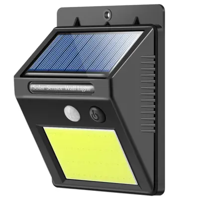 48 LED COB solarna zidna svjetiljka s PIR senzorom pokreta