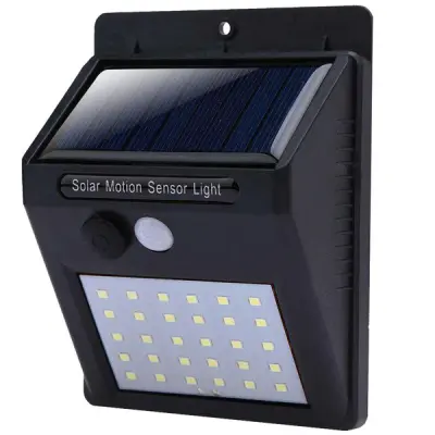 30 LED solarna zidna svjetiljka s PIR senzorom pokreta