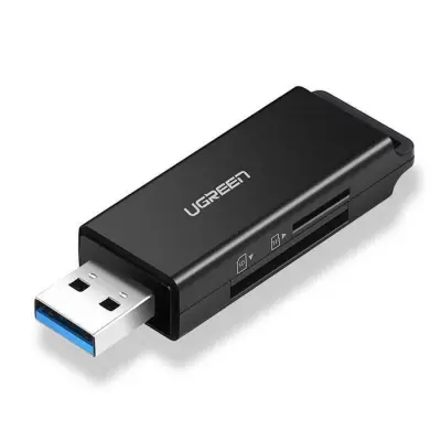 SD microSD čitač memorijskih kartica USB 3.0 crni
