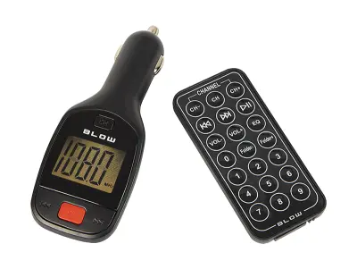 Auto FM transmiter MP3 SD USB 12-24V + daljinski upravljač