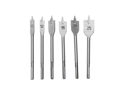 Set od 6 ravnih glodalica za drvo