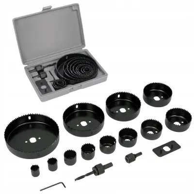 Set krunske pile za gips ploče i drvo 19-127mm