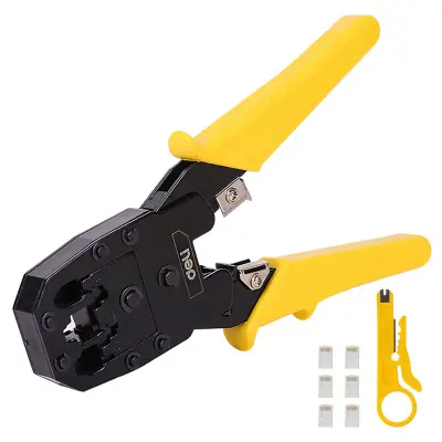 Set kliješta za presovanje za UTP kablove i konektore RJ45 / RJ14 / RJ12 / RJ9