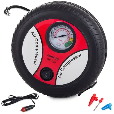 12V auto kompresor 18 bara + okovi
