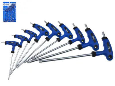 9 Djelomičan set torx T ključeva