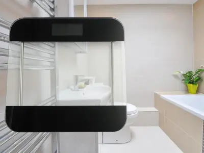 Osobna LCD staklena vaga do 180 kg