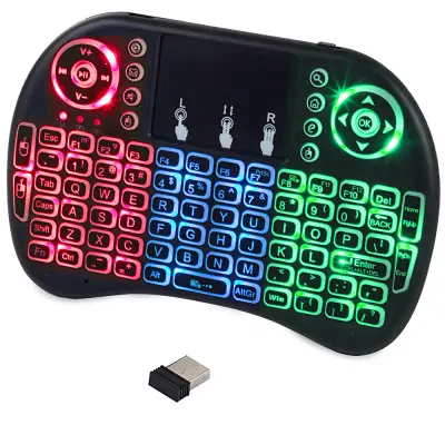 Bežična tipkovnica s LED RGB osvjetljenjem
