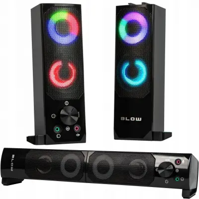 RGB LED 2.0 soundbar zvučnici za računalo