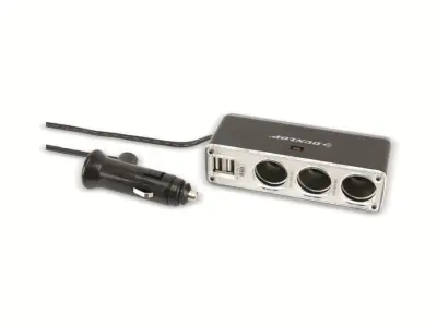 3x razdjelnik za automobilsku utičnicu i 2x USB priključka