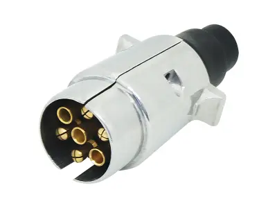 Utikač za auto prikolicu aluminijski 7PIN 12-24V