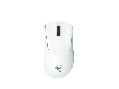 Miš Razer DeathAdder V3 Pro - Ergonomic Wireless Gaming Mouse - White Edition - EU P
