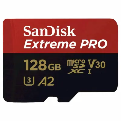 Memorijska kartica Sandisk Extreme Pro 128GB, class 10, V30 UHS-I U3, sa adapterom