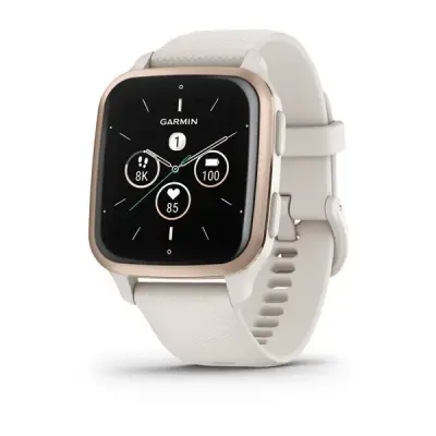 Pametni sat Garmin Venu Sq 2 Music Ivory Peach Gold