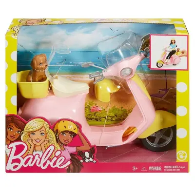 Mattel Barbie - skutera (FRP56)