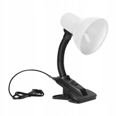 Klasična stolna lampa E27 s kvačicom, max. 40 W, bijela