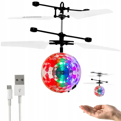 Punjiva leteća disko kugla LED RGB