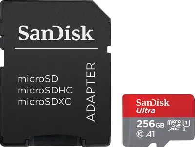 SanDisk 256GB Ultra microSD UHS-I memorijska kartica s adapterom