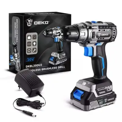 20V akumulatorski odvijač bez četkica 1,5Ah Li-ion LED