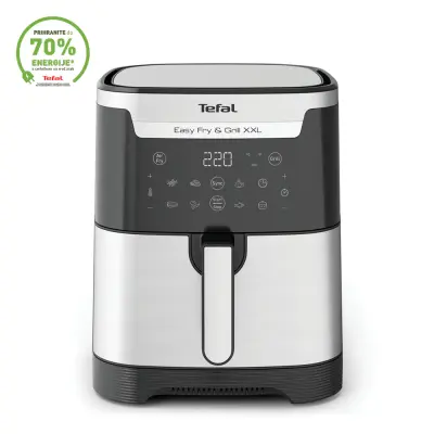Otvorena ambalaža - Friteza na vrući zrak Tefal EY801D15 Easy Fry XXL Flexcook*