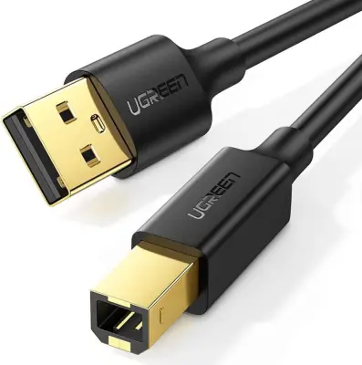 Ugreen kabel za pisač USB-B - USB 2.0, 2 m, crni