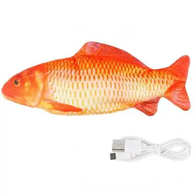 Punjive interaktivne pokretne ribice za mačke USB 26cm 3