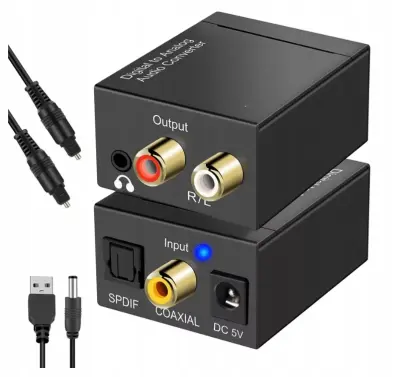 Digitalno-analogni audio adapter - optički pretvarač