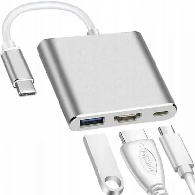 3u1 USB 3.0 USB-C HDMI na USB-C adapter