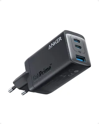 ANKER GaN Prime punjač, 65W, 2xUSB-C/1xUSB-A, sivi