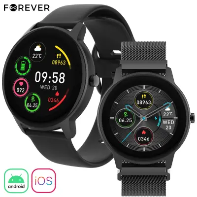 FOREVER ForeVive 2 SB-325 crni pametni sat, IP68