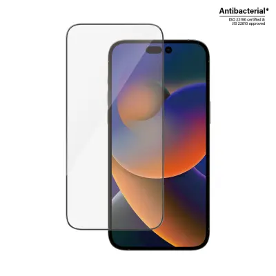 PANZER GLASS ZAŠTITNO STAKLO 14 PRO MAX ULTRA WIDE FIT ANTIBACTERIAL