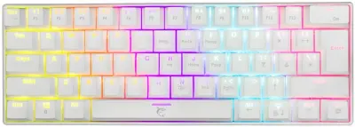 Tipkovnica WHITE SHARK GK-2022 Shinobi, bijela, mehanička HR Blue Switch | Gaming tipkovnica