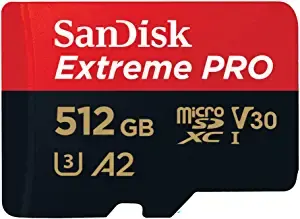 Memorijska kartica Sandisk Extreme Pro 512GB, class 10, V30 UHS-I U3, sa adapterom