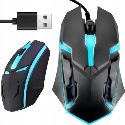 Optički gaming miš 1200DPI LED RGB