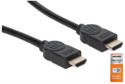 Manhattan kabel HDMI M/M,4K@60Hz,UHD,Eth,1.8m,crni