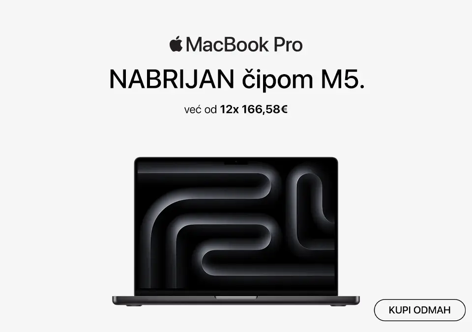 MacBook Pro 14″. NABRIJAN čipom M5.