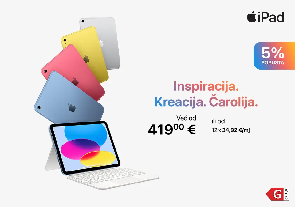 iPad - Inspiracija. Kreacija. Čarolija.