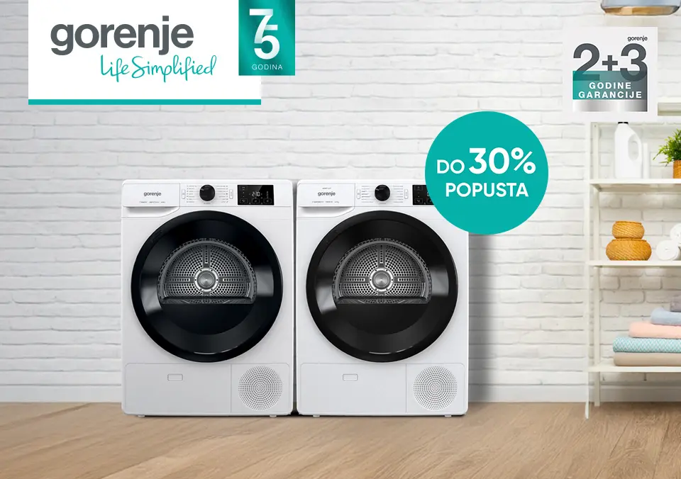 Gorenje sušilice na akciji