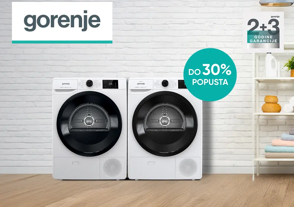 Gorenje sušilice na akciji