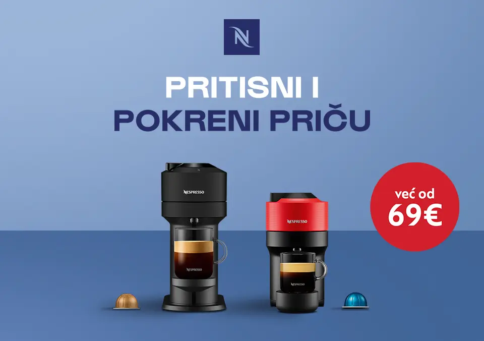 Nespresso™ aparati za kavu - Idealni za dom ili ured