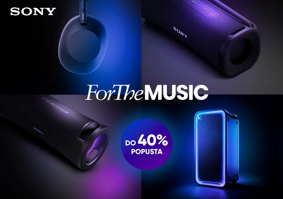 Uživaj u vrhunskom zvuku uz Sony
