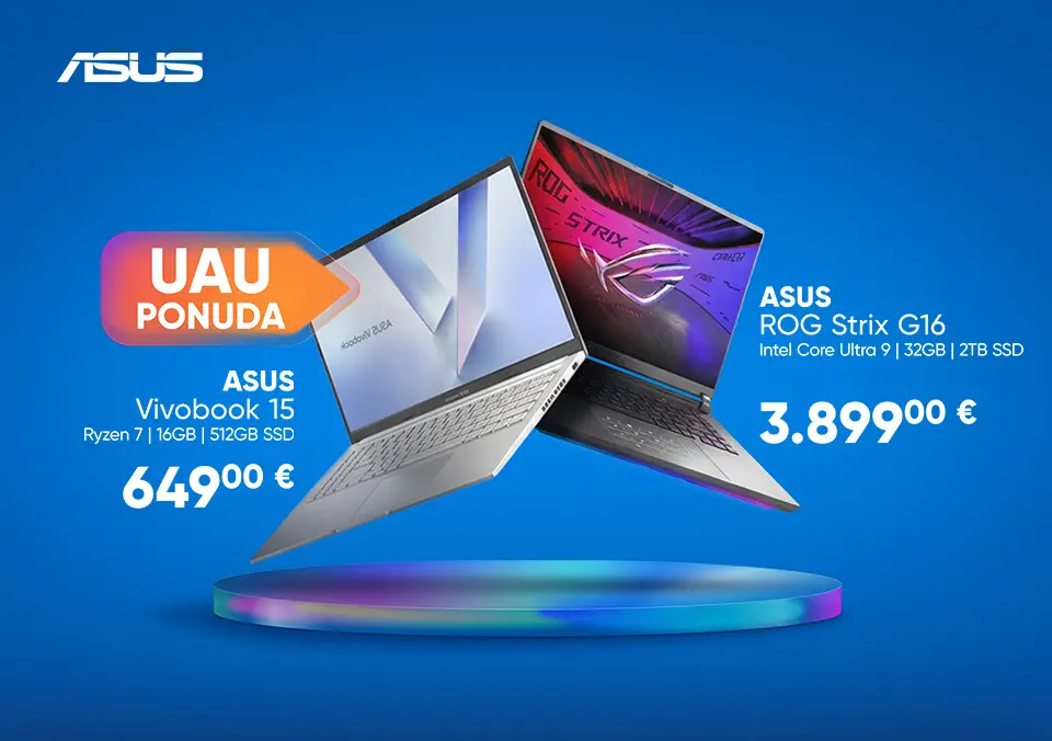 Stvori više uz ASUS laptope