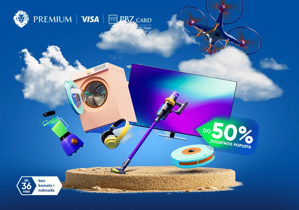 Premium Visa uštede uz plaćanje do 36 rata!
