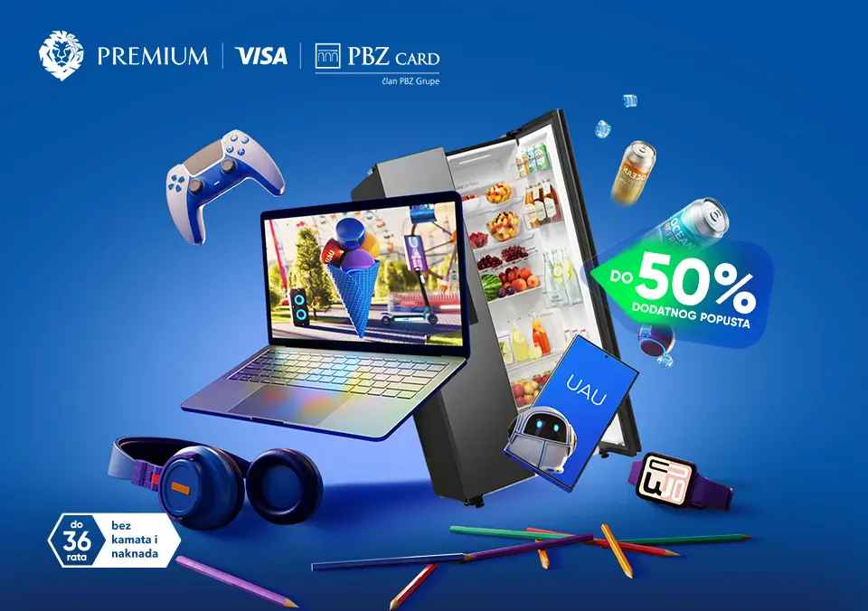 Premium Visa uštede uz plaćanje do 36 rata!