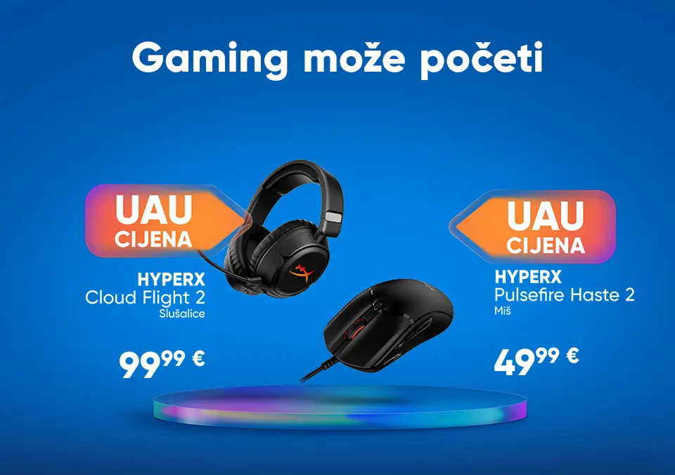Istraži ponudu HyperX računalne periferije