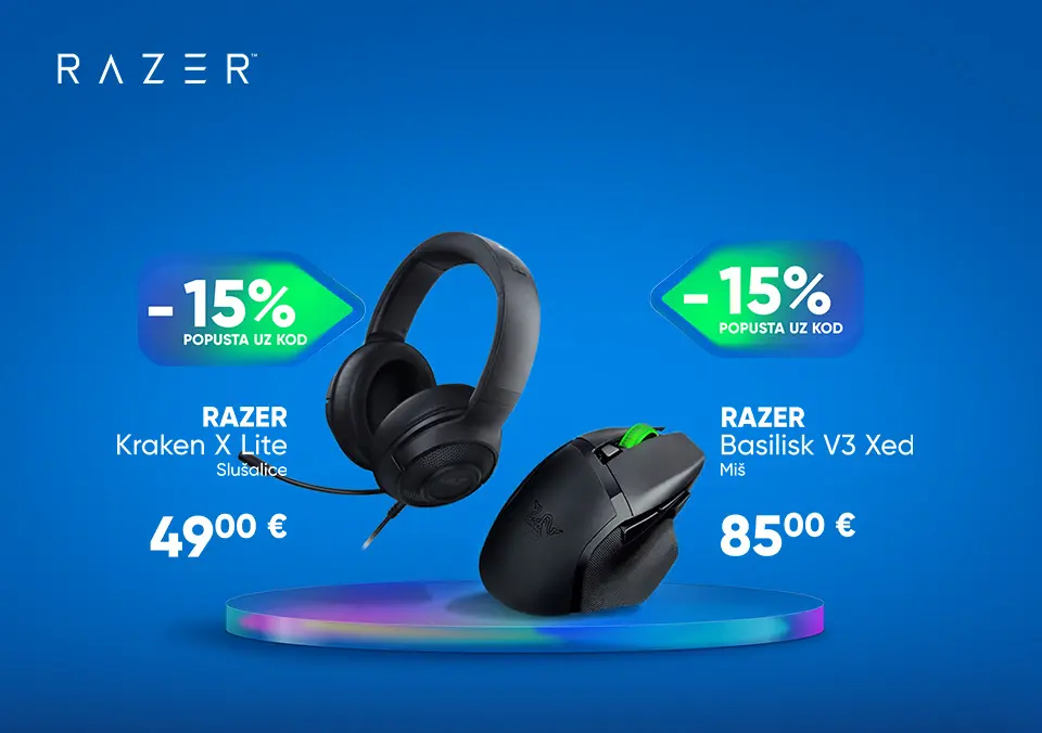 Razer računalna periferija po super cijenama!