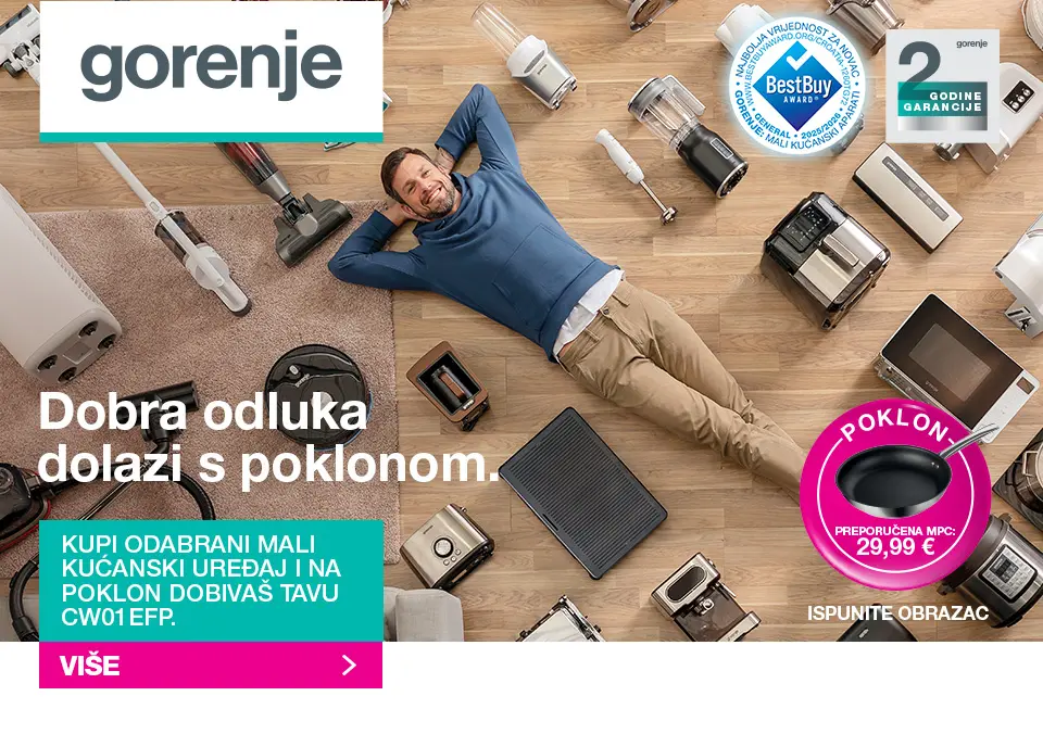 Dobra odluka  dolazi s poklonom.