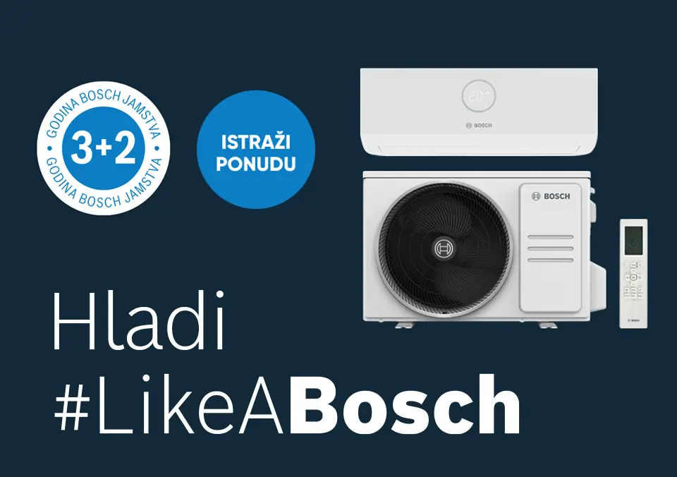 Rashladite dom uz Bosch klime - popusti do 40%!
