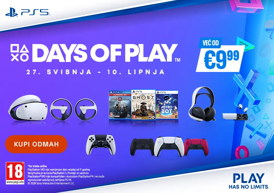 Stigli su Days Of Play 2026!
